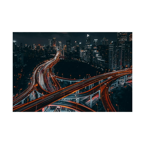 Carmine Chiriaco 'On The Top Of Shanghai' Canvas Art