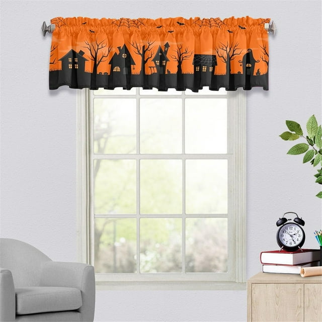 Carmnel Sales Promotion Curtains Decor Modern Bedroom Rod Pocket Tiers