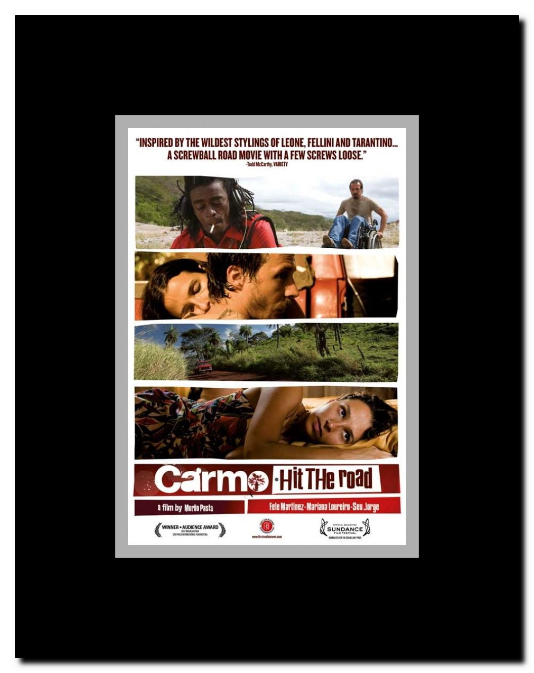 Carmo Hit the Road Framed Movie Poster