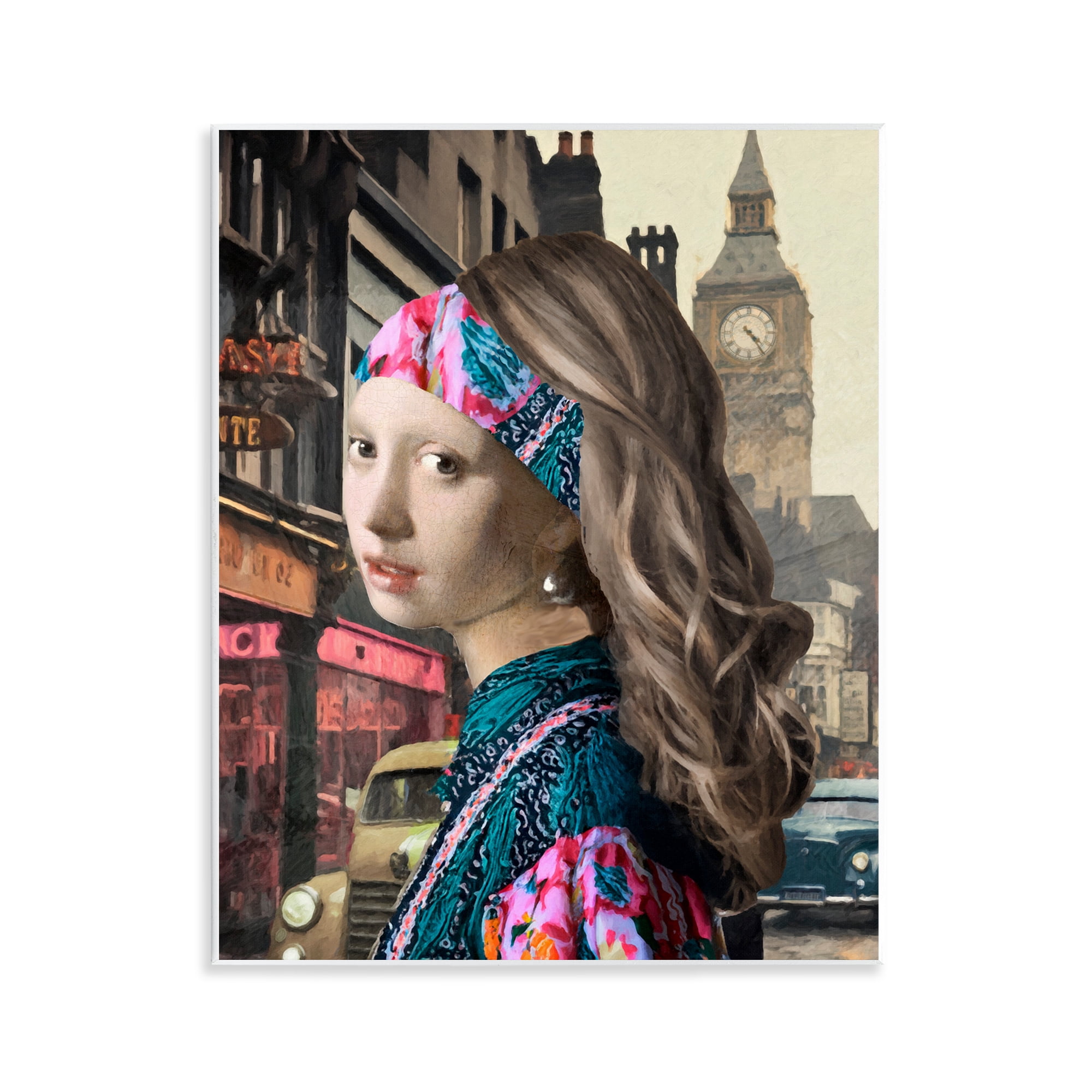 Carnaby Street Remix Painting Wall Plaque Art, design by Sasha