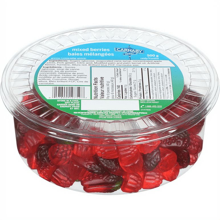 Carnaby Sweet Mixed Berries Gummies, 500g/17.5 oz - Walmart.com