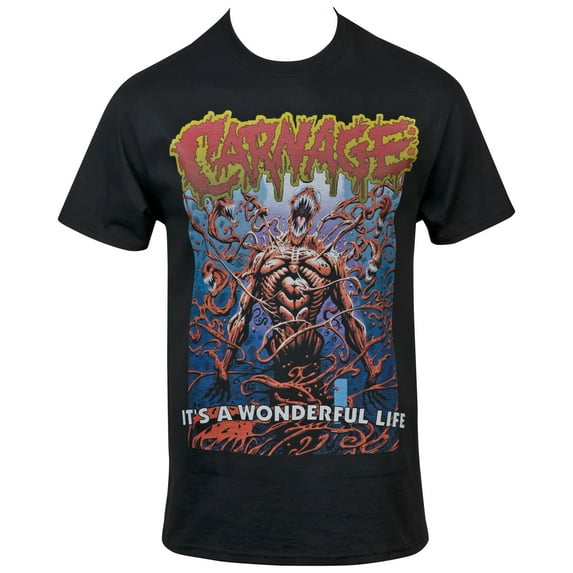 Carnage 822152-3xlarge Marvels Comics Its a Wonderful Life T-Shirt - 3XL