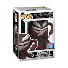 Carnage 926 Exclusive Funko Pop With Protector Venom