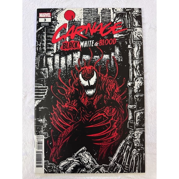 Carnage: Black, White & Blood #3 Comic Book