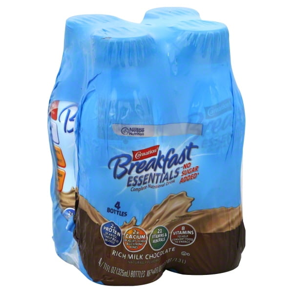 Nestle Carnation Breakfast Essentials Nutritional Drink, 4 ea