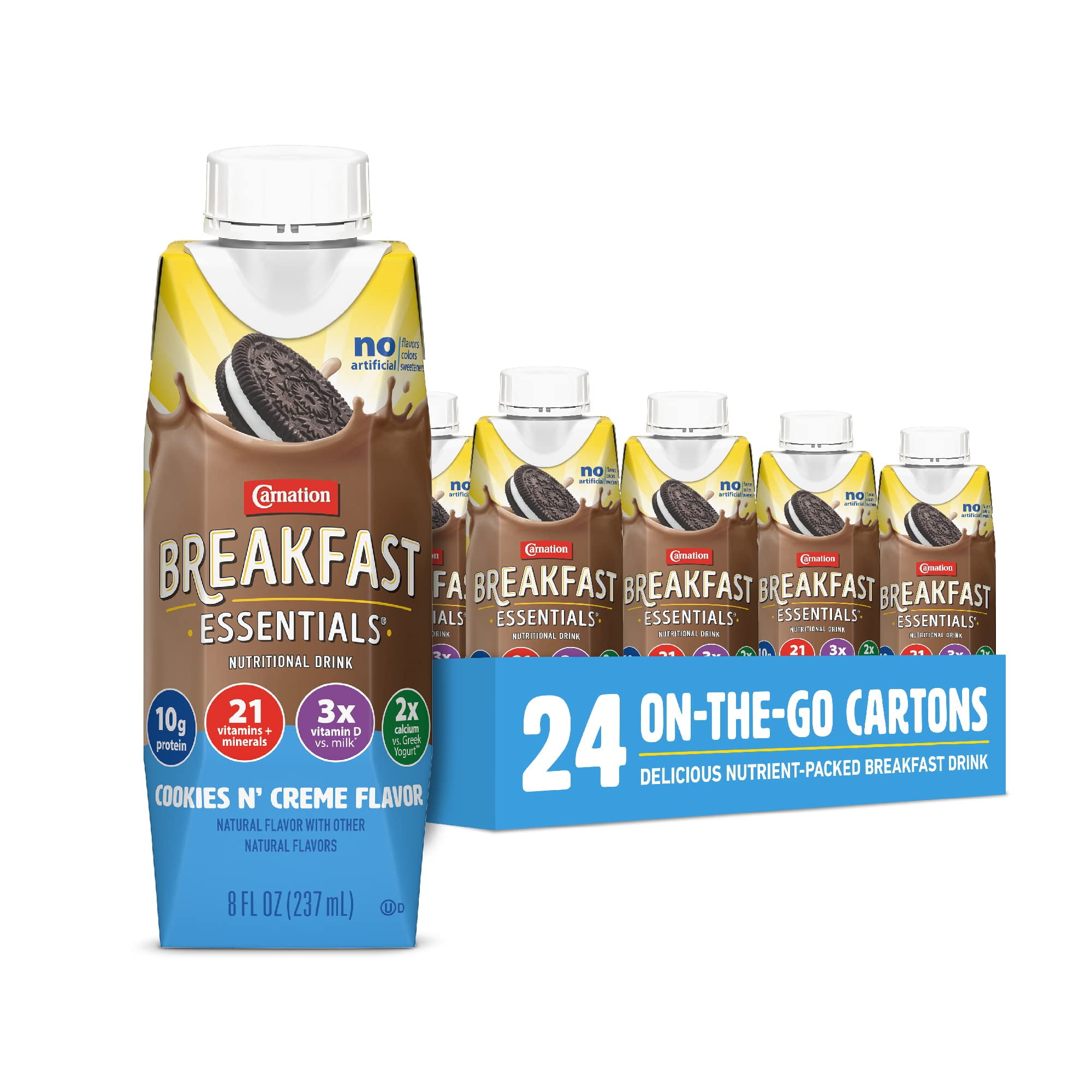 Carnation Breakfast Essentials Complete Nutritional Drink Cookies N