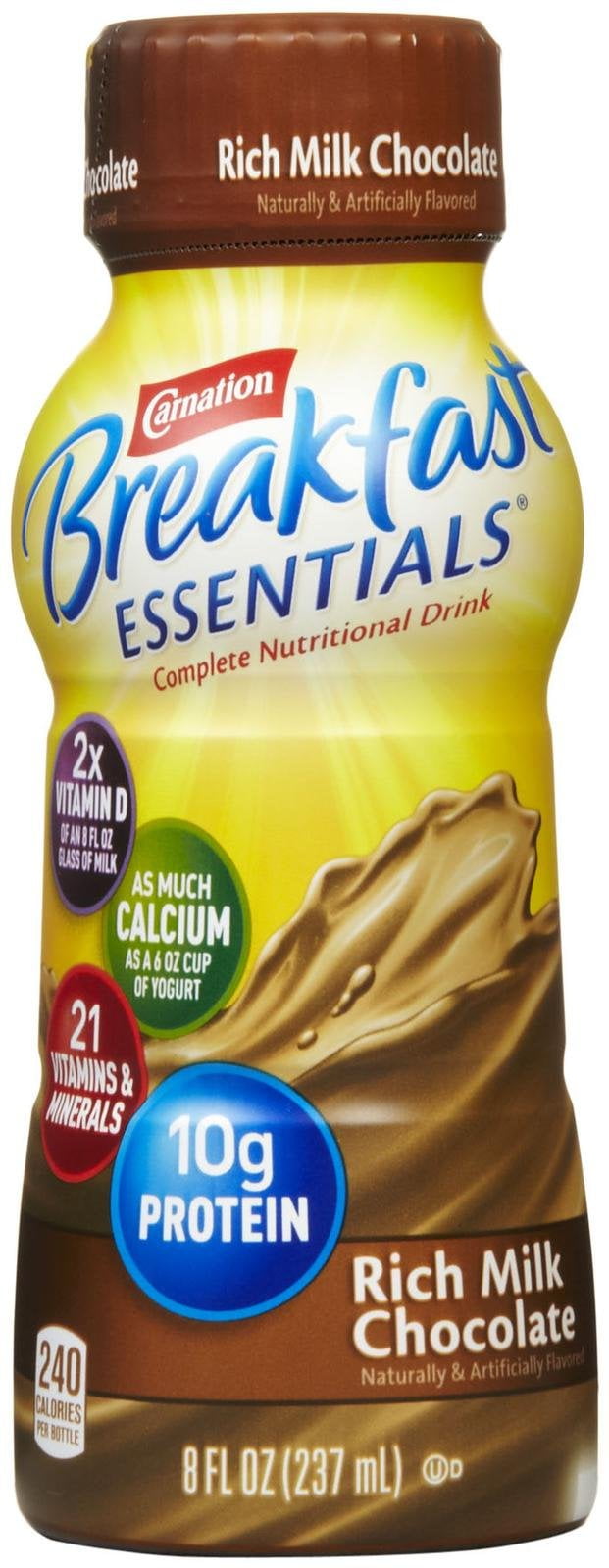 Carnation Breakfast Essentials Rich Milk Chocolate Flavor 8 oz