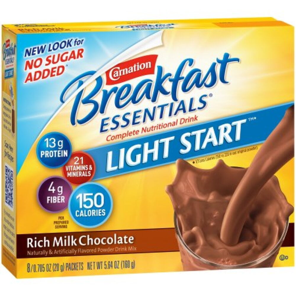 Carnation Breakfast Essentials Drink Mix Rich Milk Chocolate (Pack of 2)