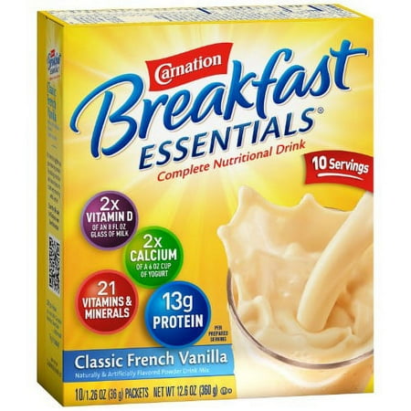 Carnation Breakfast Essentials Nutritional Drink (Pack of 20)
