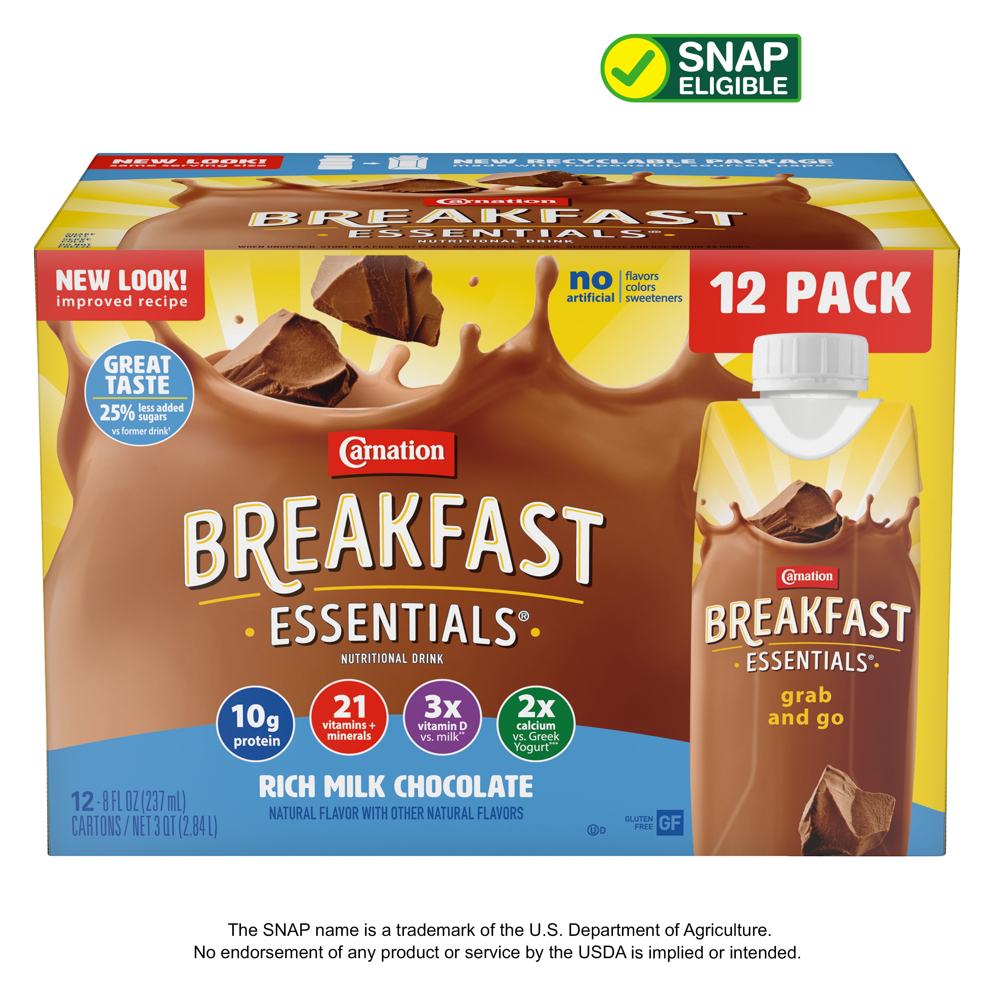 Carnation Instant Breakfast Nutrition Vs Ensure Home Alqu