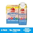 thumbnail image 1 of Carnation Breakfast Essentials Nutritional Protein-Packed Drink Shakes, Creamy Strawberry Breakfast Shake, 8 fl oz, 6 Pack, 1 of 7