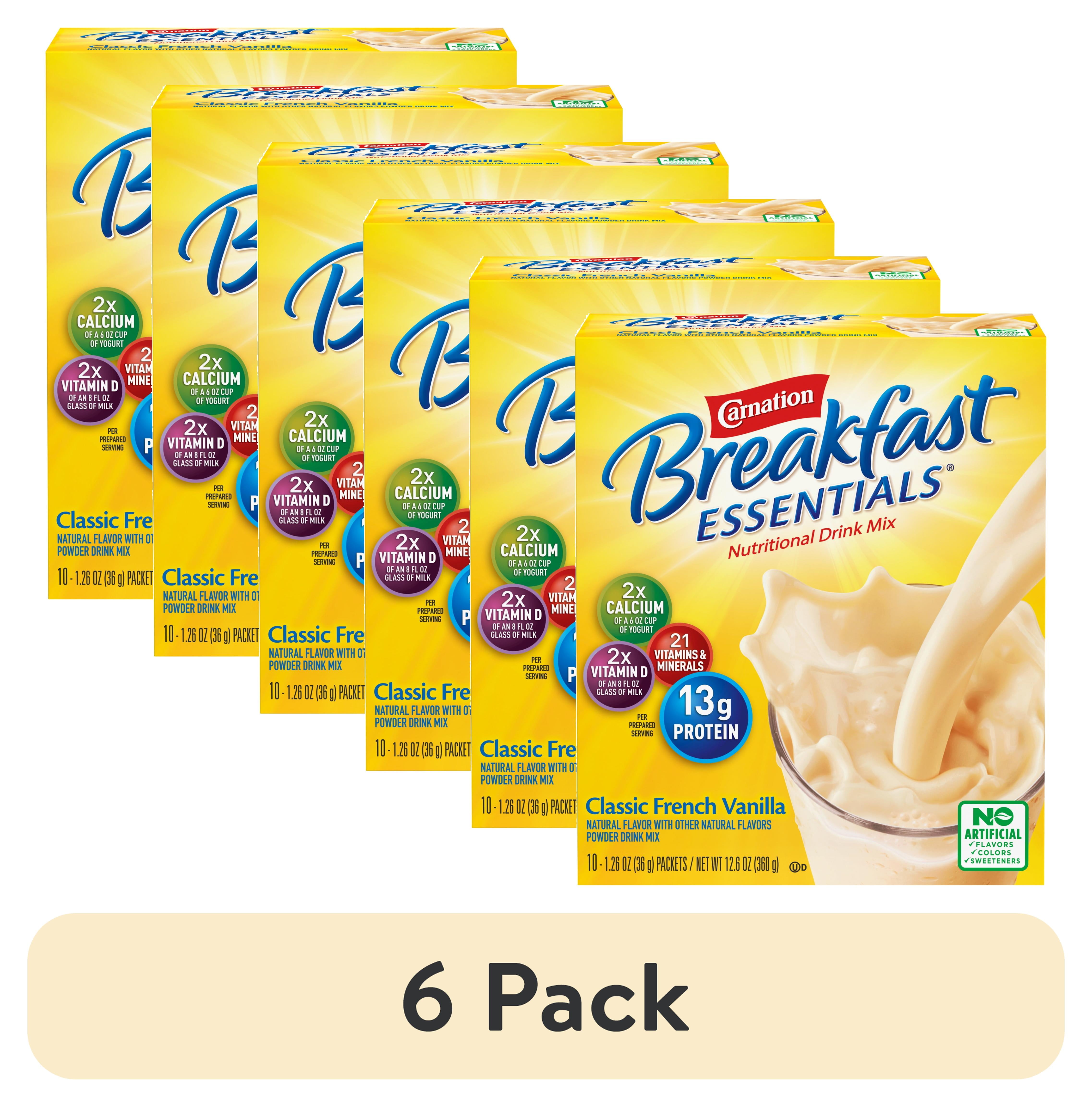 (6 pack) Carnation Breakfast Essentials Powder Nutritional Breakfast