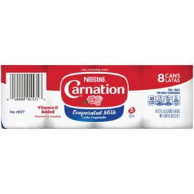 Carnation Evaporated Milk 12 oz.8 count.pack of 2