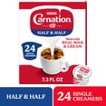 thumbnail image 1 of Nestlé Carnation Half & Half Creamer, Shelf Stable Creamer, Cream for Coffee, 24 CT 9 fl oz, 1 of 12