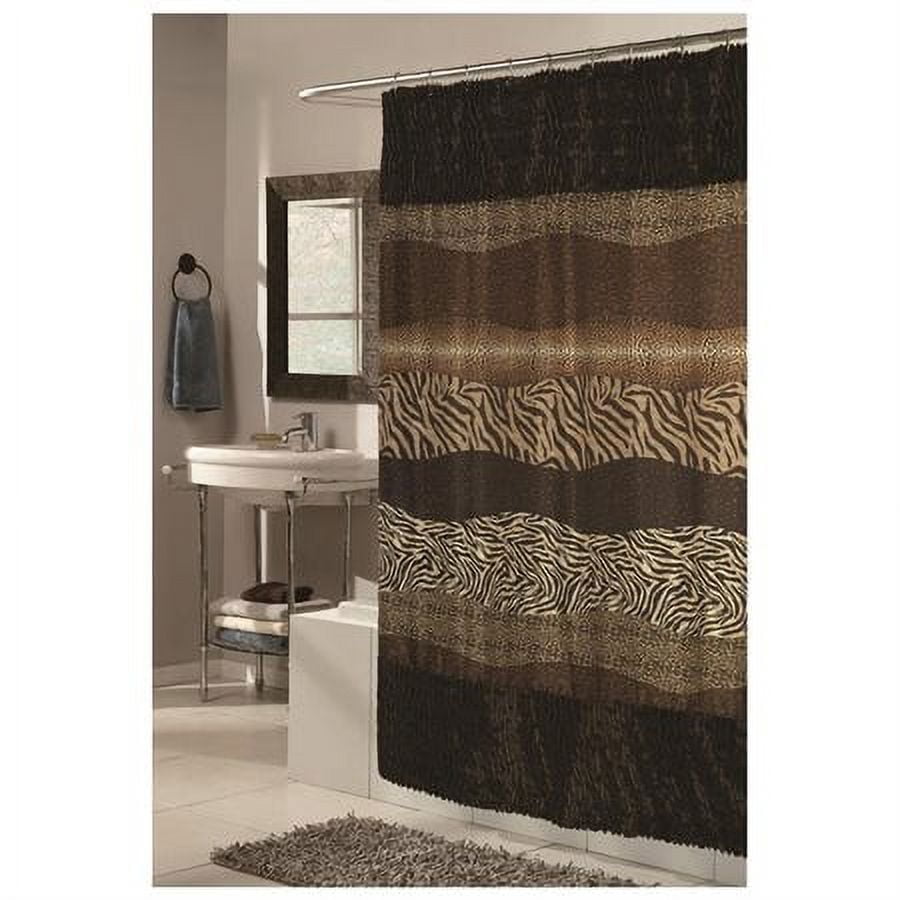 Carnation Home Fashions Shower StallSized, EZON "Wild Encounters