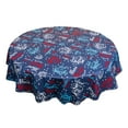thumbnail image 1 of USA 60" Round vinyl flannel backed tablecloth, 1 of 3
