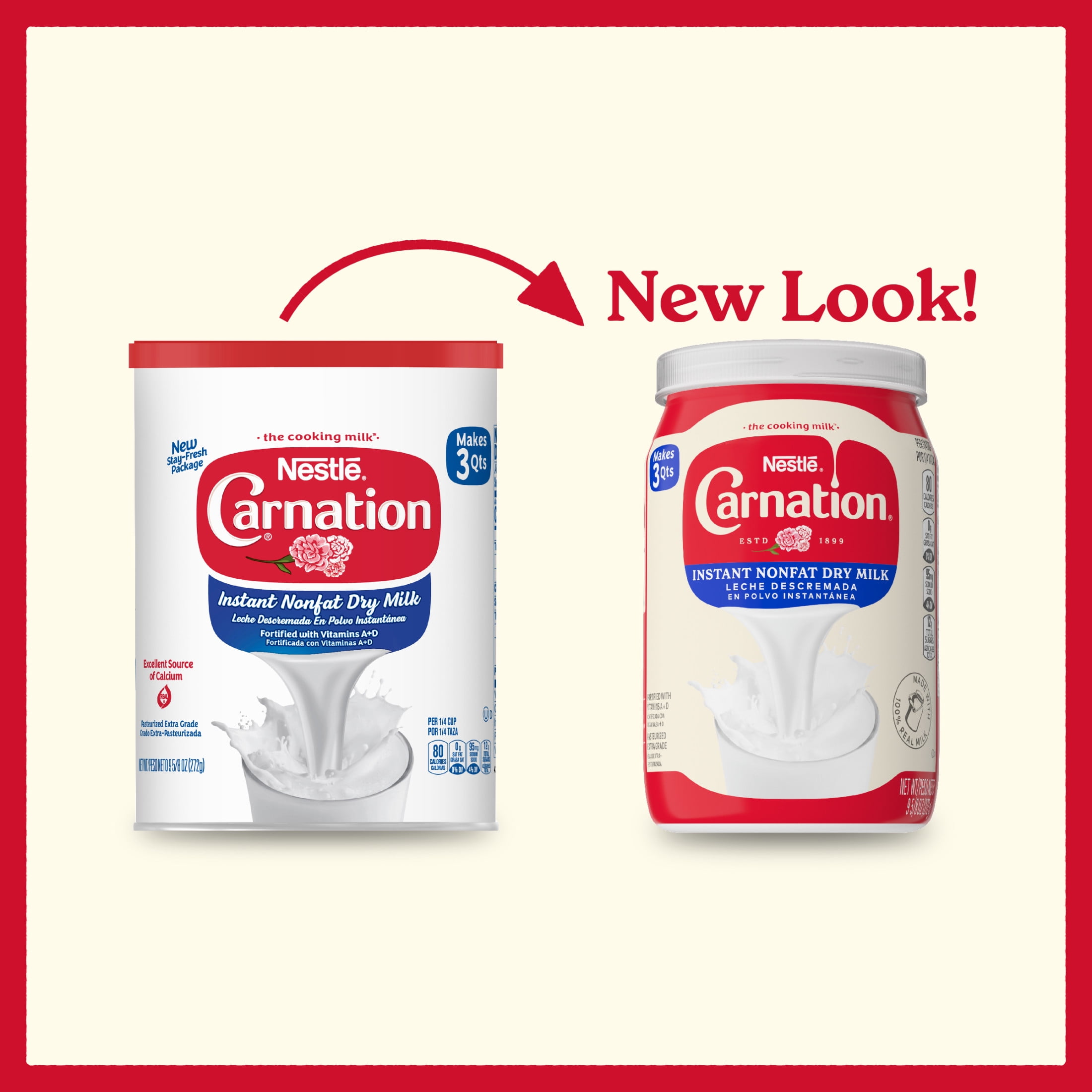 Nestle Carnation Instant Non-Fat Dry Milk, Vitamin D Added, Cooking Milk, Shelf Milk  9.625 oz