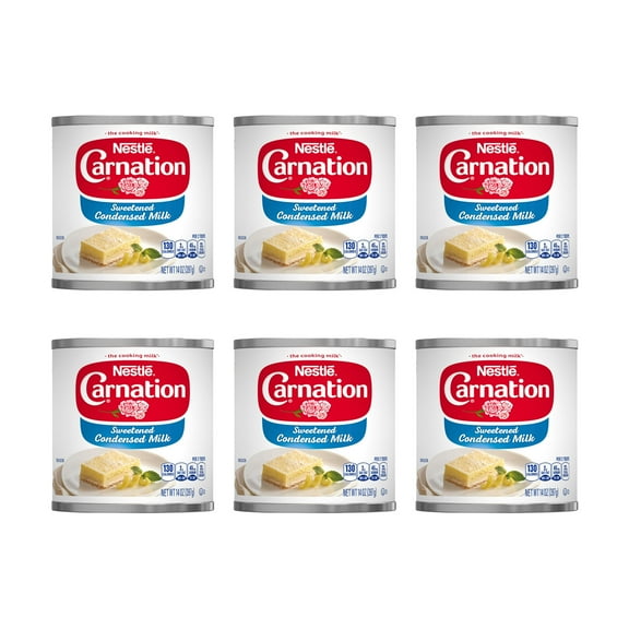 Carnation Milk, Sweetened Condensed Milk, 14 Oz (Pack of 6)