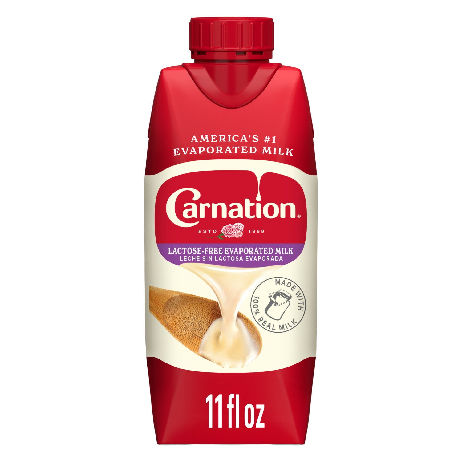 Carnation Nestle Lactose-Free Vitamin D Added Evaporated Milk, 12.4 oz (Package May Vary)