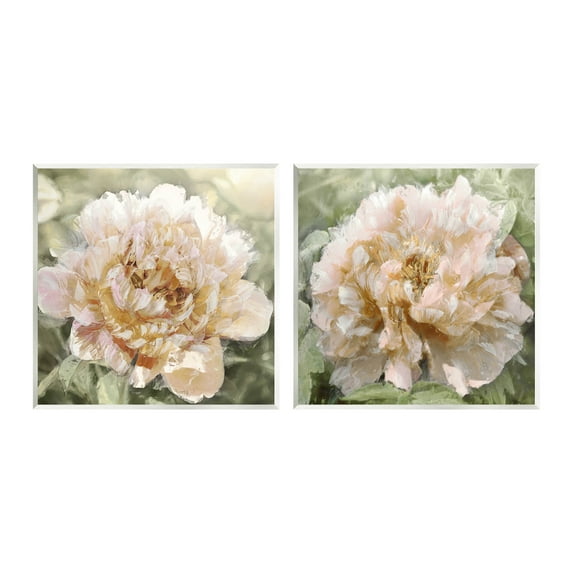 Carnation Plant Blooming Garden Botanical & Floral Graphic Art Unframed Art Print Wall Art, Set of 2
