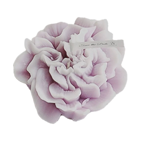 Carnation Scented Candle, Realistic Floral Design Aromatherapy Candle, Soy Wax Blend for Relaxation, Home Decor, and Perfect Teacher's Day, Mother's Day, Thank You Gift with Lavender Scent