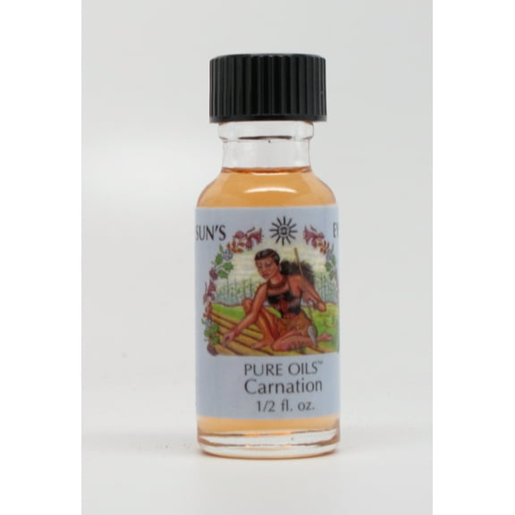 Suns Eye Carnation Herbal Fragrance Oil - 1/2 Ounce Bottle