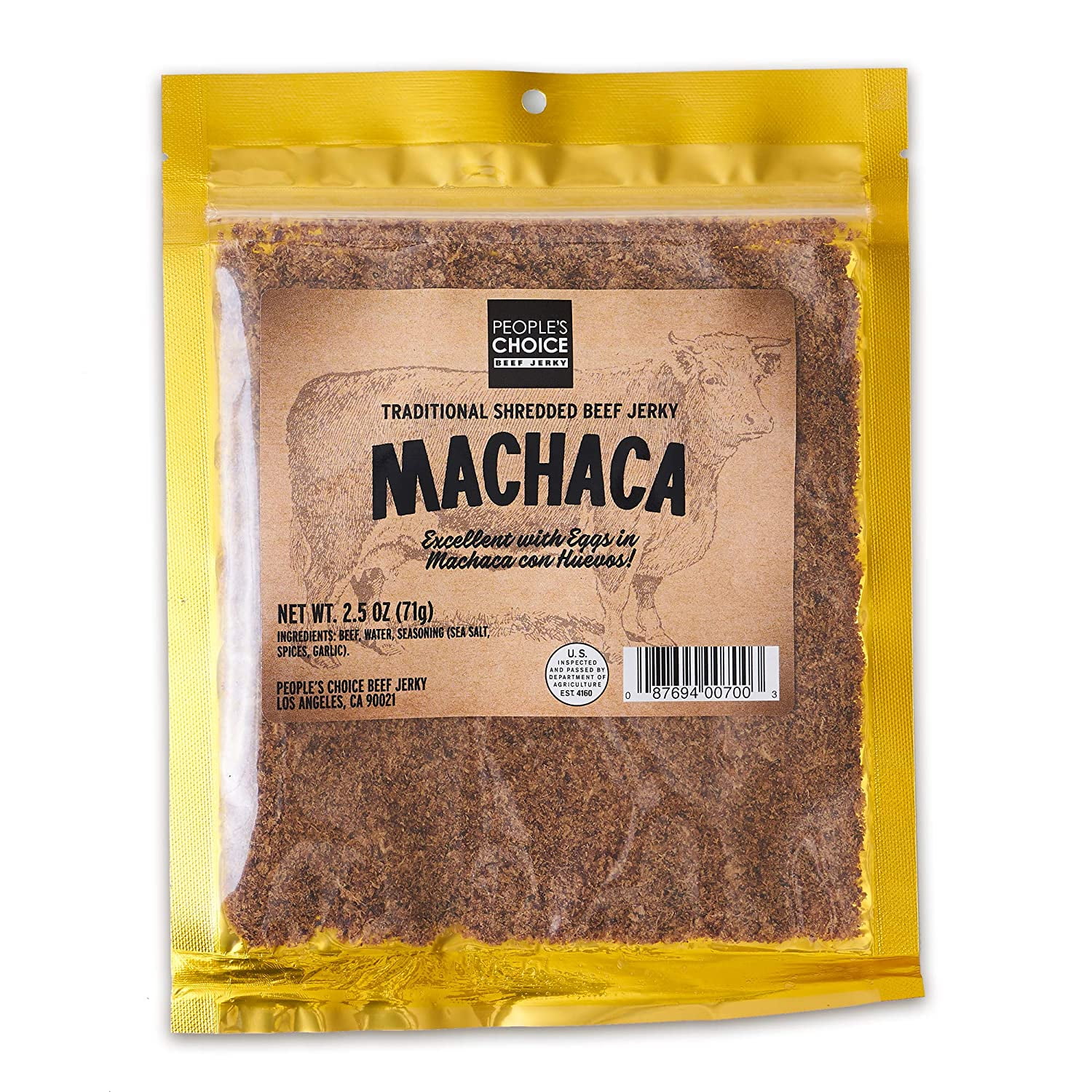 Carne Seca Machaca Chew Shredded Healthy, Sugar , Zero Carb, Gluten