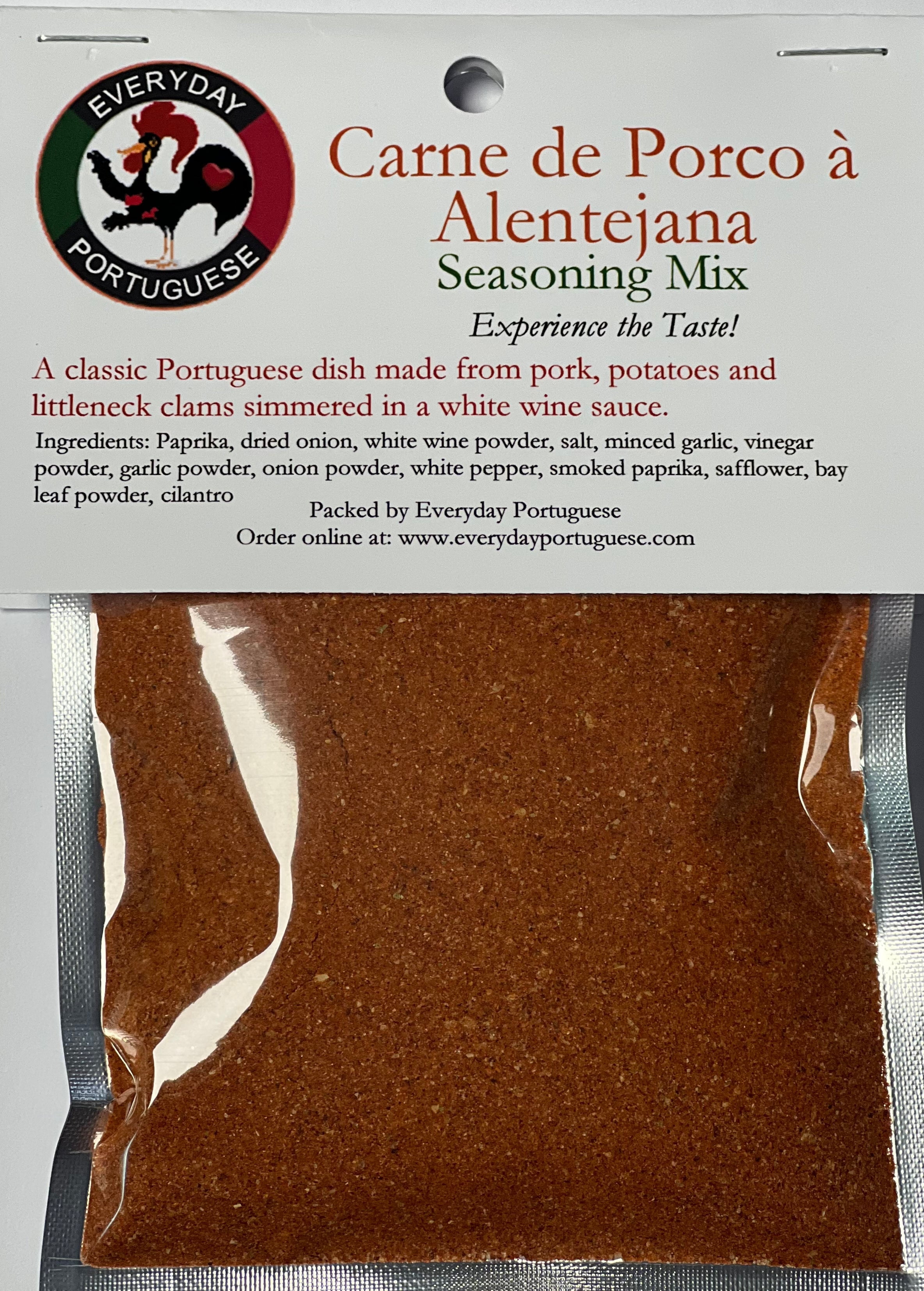 Carne de Porco a Alentejana (Portuguese Pork & Clams) Seasoning Mix ...