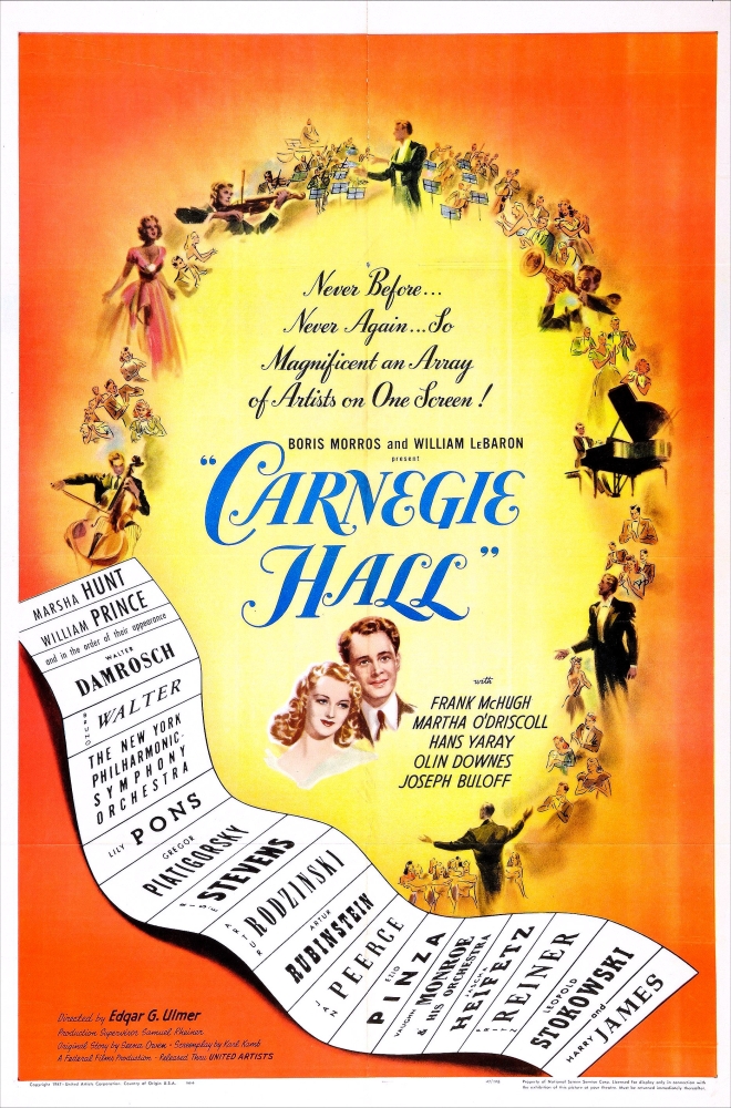Carnegie Hall U Canvas Art - (11 x 17)