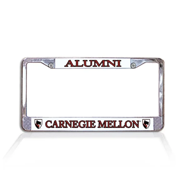Carnegie Mellon University Alumni Metal License Plate Frame (Officially Licensed Product) (Exclusive Design)
