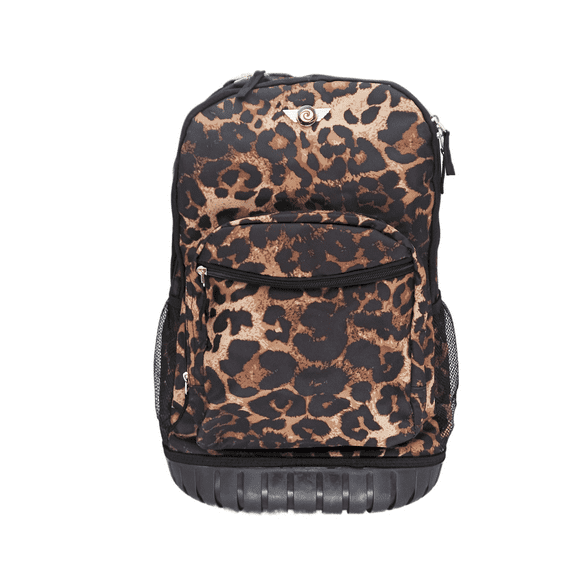 Carnegie Rolling Backpack Luggage Cheetah Animal Print