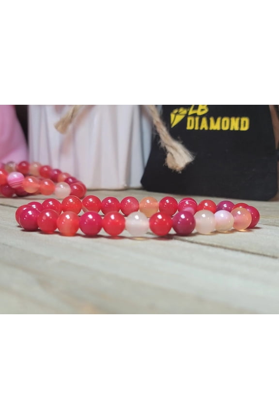 Carnelian Bracelet | Root Sacral Chakra Healing Stone | Virgo Zodiac | Vitality |