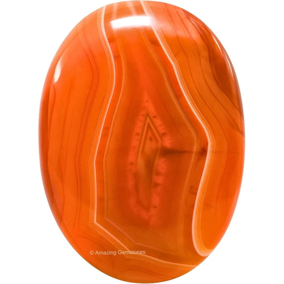 Carnelian Crystal Palm Stone