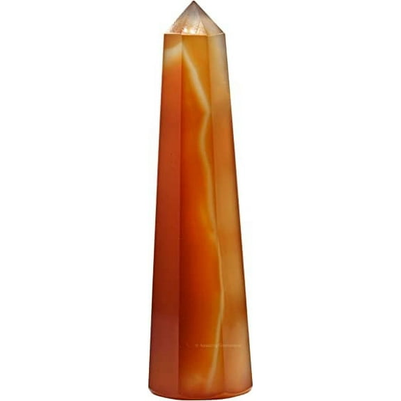 Carnelian Crystal Tower Obelisk Point (2" to 3" INCH)