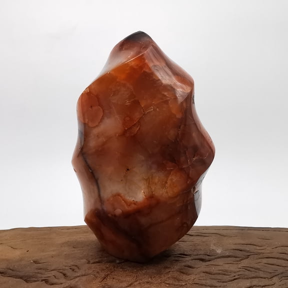 Carnelian Flame Natural Healing Crystal Reiki home decoration 0.737kg