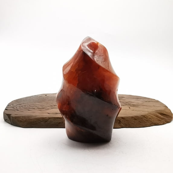 Carnelian Flame Natural Healing Crystal Reiki home decoration 0.755kg