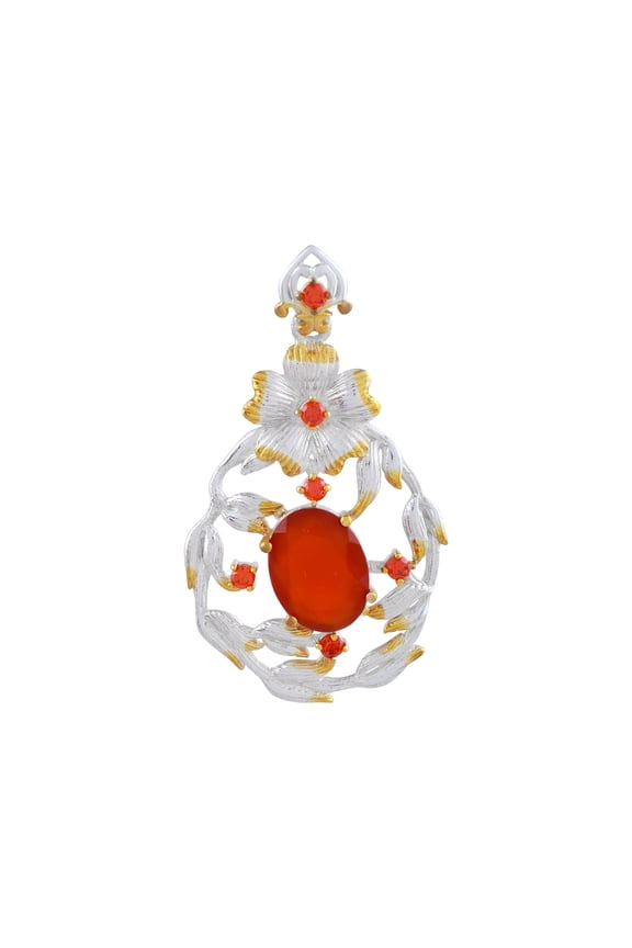 Carnelian Gemstone Pendant