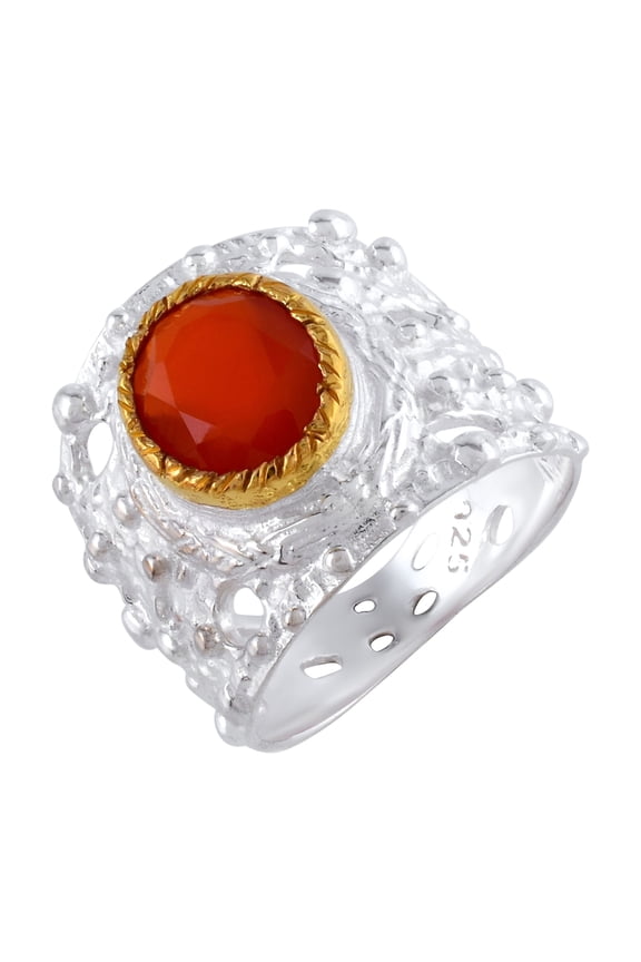 Carnelian Gemstone Ring