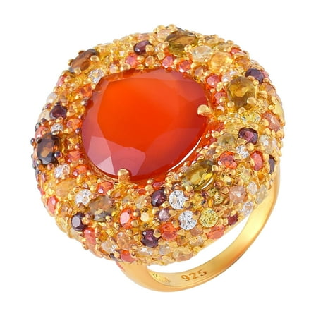 Carnelian Gemstone Ring