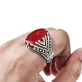 thumbnail image 1 of Carnelian Mans Ring, Natural Carnelian Gents Ring, Birthstone Silver Jewelry, 925 Silver Ring, Birthday Gift, Heavy Mens Ring, Arabic Design, Oxidized Mans Ring, Christmas, Turkey Mens Signet Ring, 1 of 8