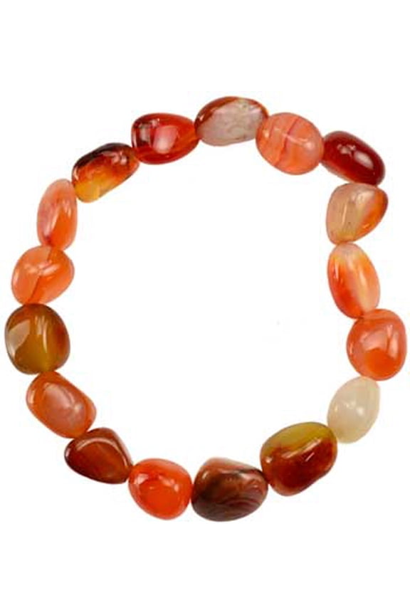 Carnelian gemstone bracelet