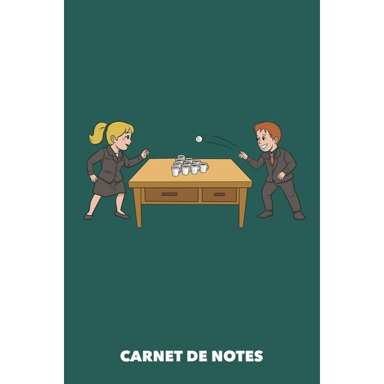 Carnet de Notes : Café-Pong A5 petits carreaux - 120 pages pour amateurs de  café (vert océanique) (Paperback) 