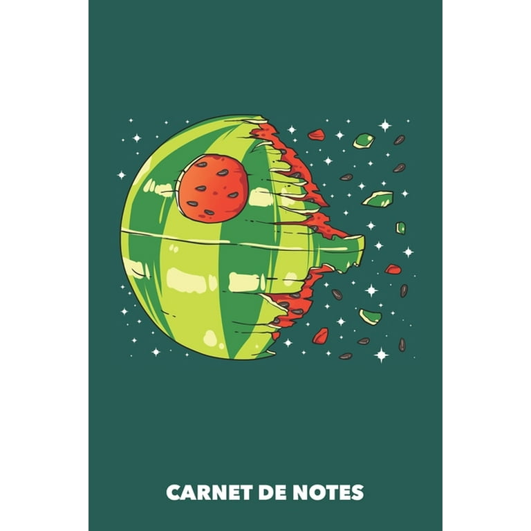 Carnet de Notes : Melon de la Mort A5 pointillé / grille de points - 120  pages pour les gens à la mode (vert océanique) (Paperback) 