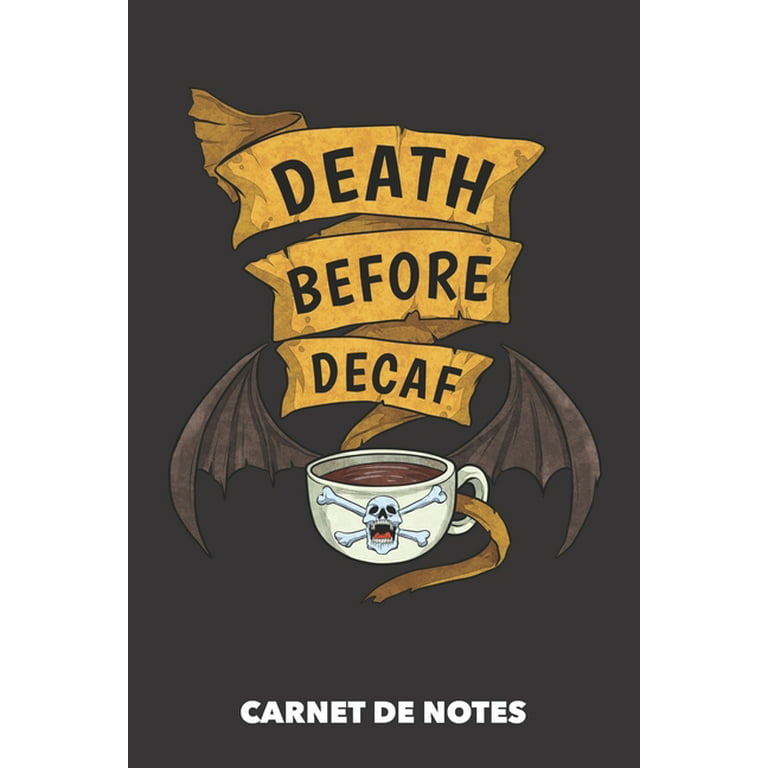 Carnet de Notes : Mort avant le déca A5 pointillé / grille de