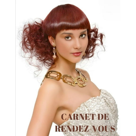 Carnet de Rendez-vous: Grand carnet A4 de 54 pages sans dates pour 1 5 employs selon utilisation- plage de 15/30 minutes (52 semaines ou 52 jours) - pour salon de coiffure, esthtique barbier ou au