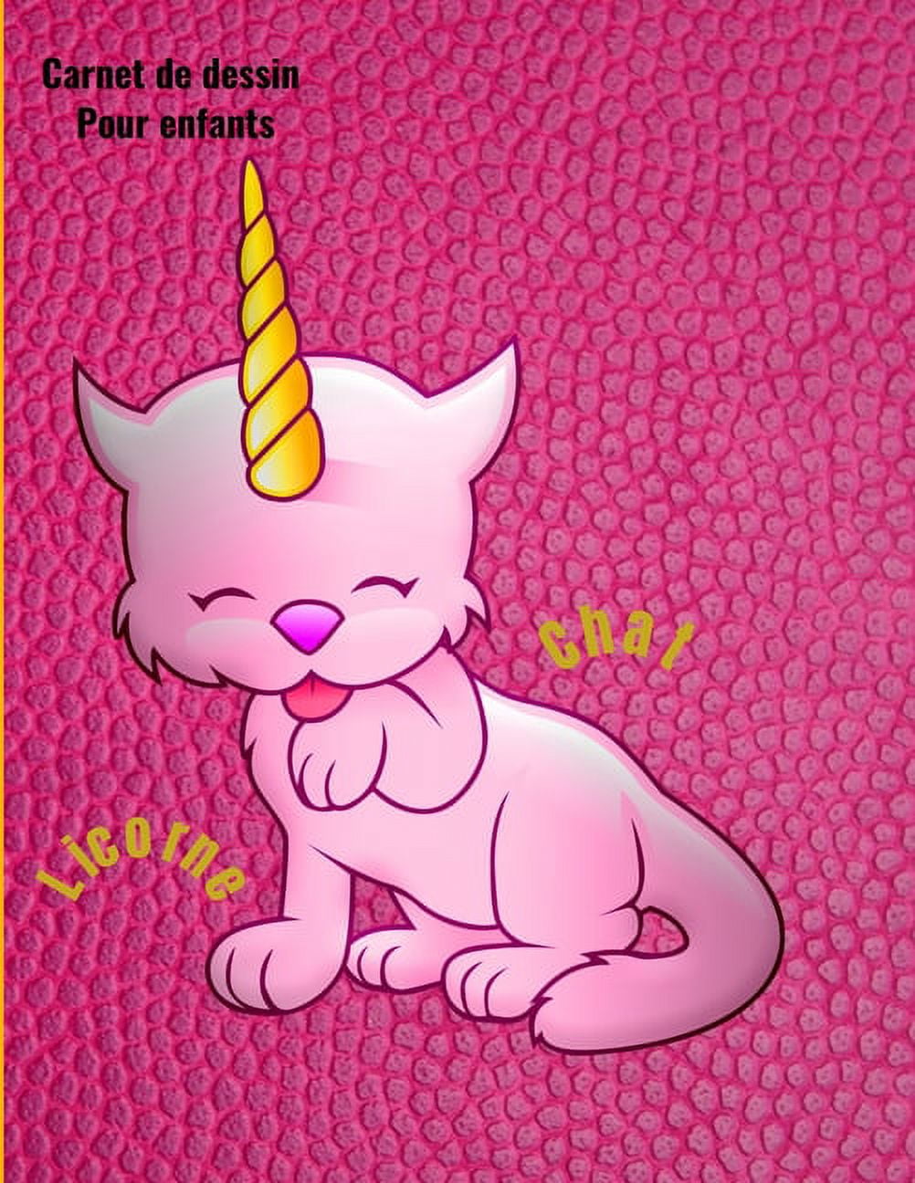 dessin bebe chat licorne