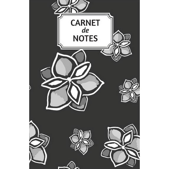 Carnet de notes : Carnet de notes - 160 pages lignées - Petit format - 13,34 cm x 20,32 cm - thème floral (Paperback)