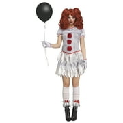 Carnevil Clown Halloween Costume for Adults, Womens Plus Size 1X, by Fun World