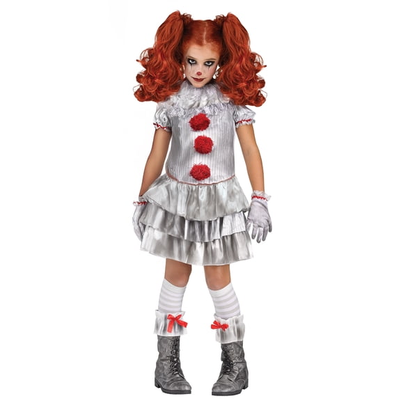 Carnevil Clown Halloween Costume for Children, Girls' Size S (6/6x), by Way to Celebrate