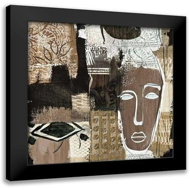 Carney, Patrick 12x12 Black Modern Framed Museum Art Print Titled - Ethno I